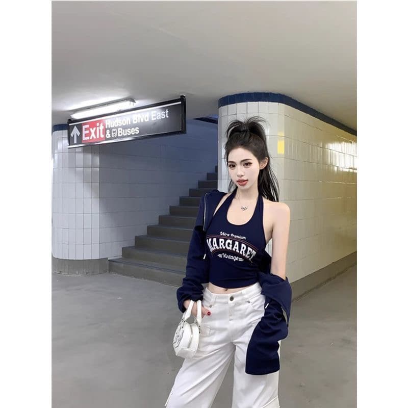 1 1 40 순면 후드 긴팔 재킷 몸매 가꾸기 행침 목 투피스 조끼 상세 이미지 4