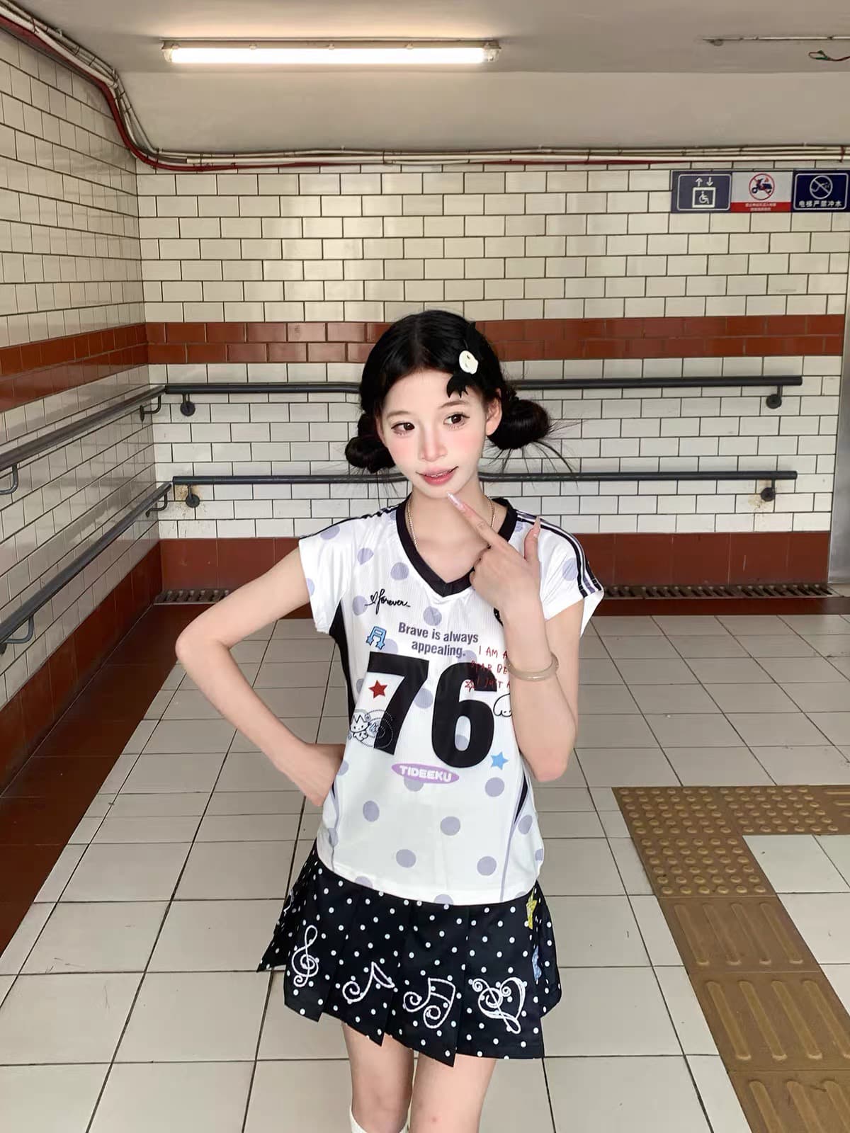 광저우 원단 이중선 그리드 천 원본 것 프린트 반팔 티셔츠 이미지 2