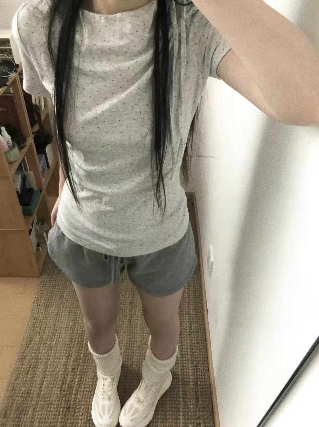 프린트 사람들 면 260 그램 반팔 티셔츠