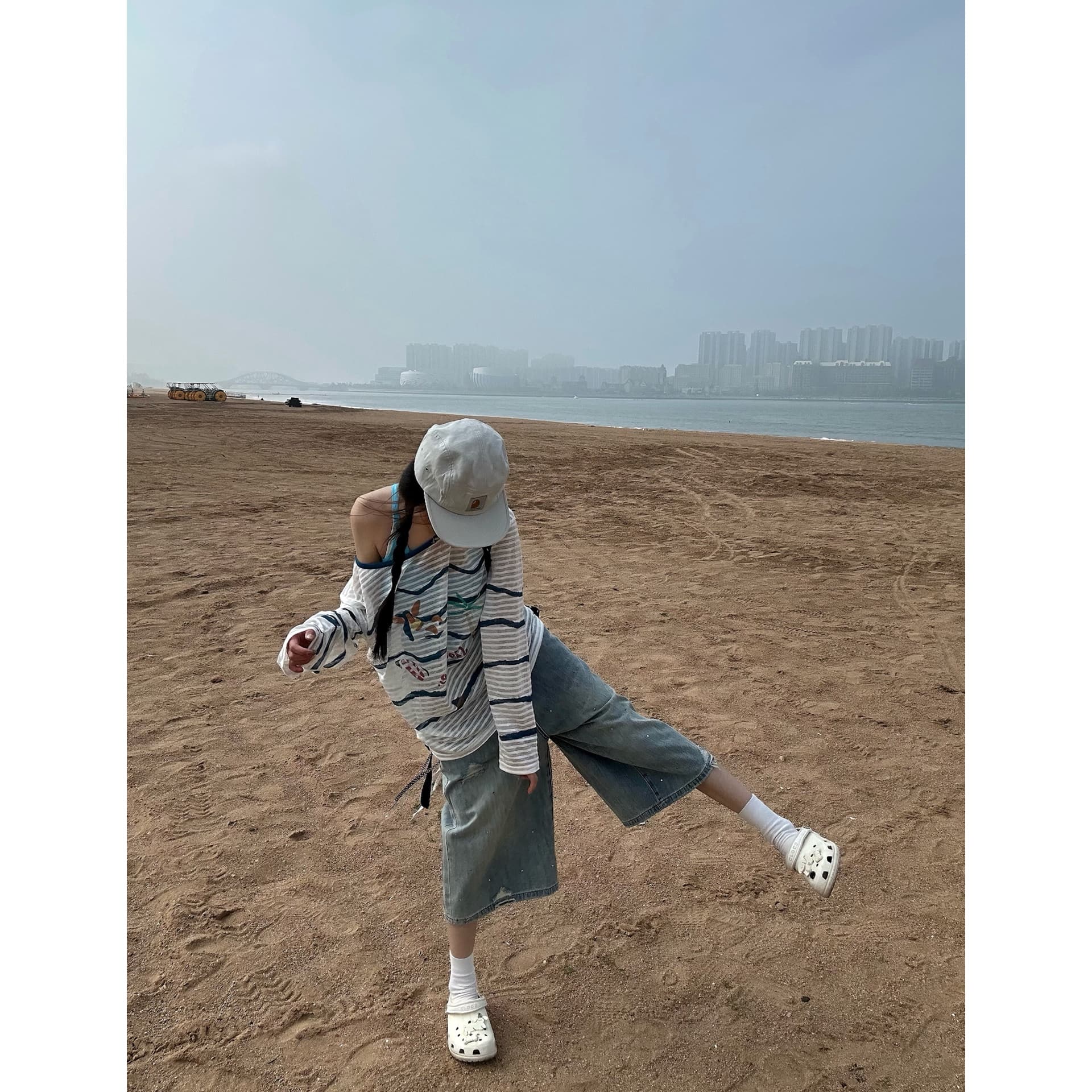 원본 솜씨 광저우 원단 자외선 차단 블라우스 여성 이미지 5