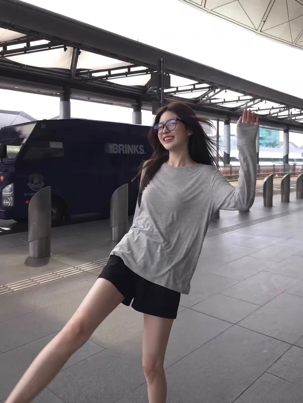 광저우 원단 반팔 티셔츠 여성 상세 이미지 2