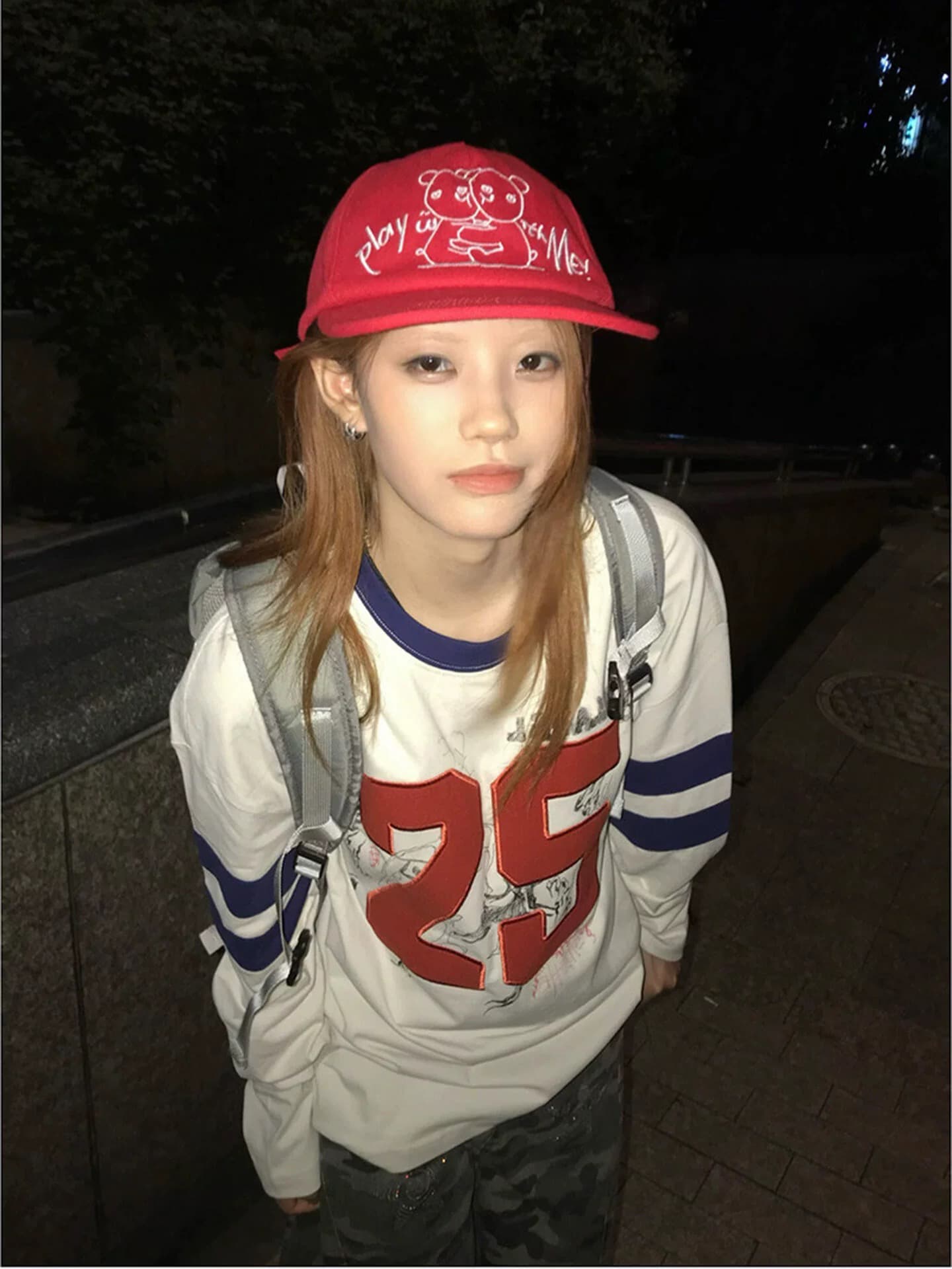 원본 솜씨 순면 220 그램 긴팔 티셔츠 여성