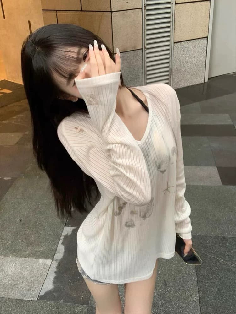 광저우 원본 원단 긴팔 여성 상세 이미지 1