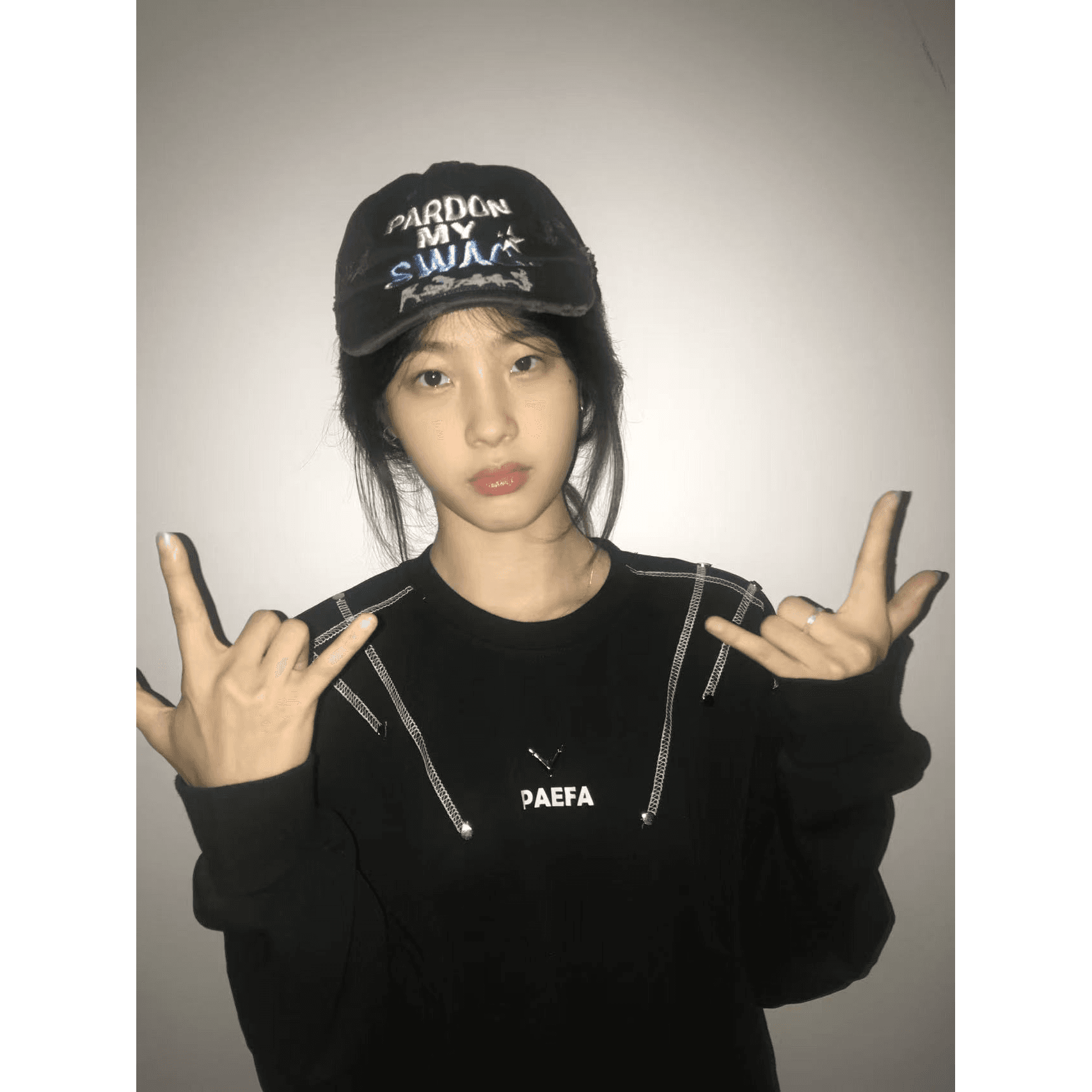 원본 솜씨 슬래시 버드 나무 못 19 지점 220 그램 순면 긴팔 티셔츠 이미지 5