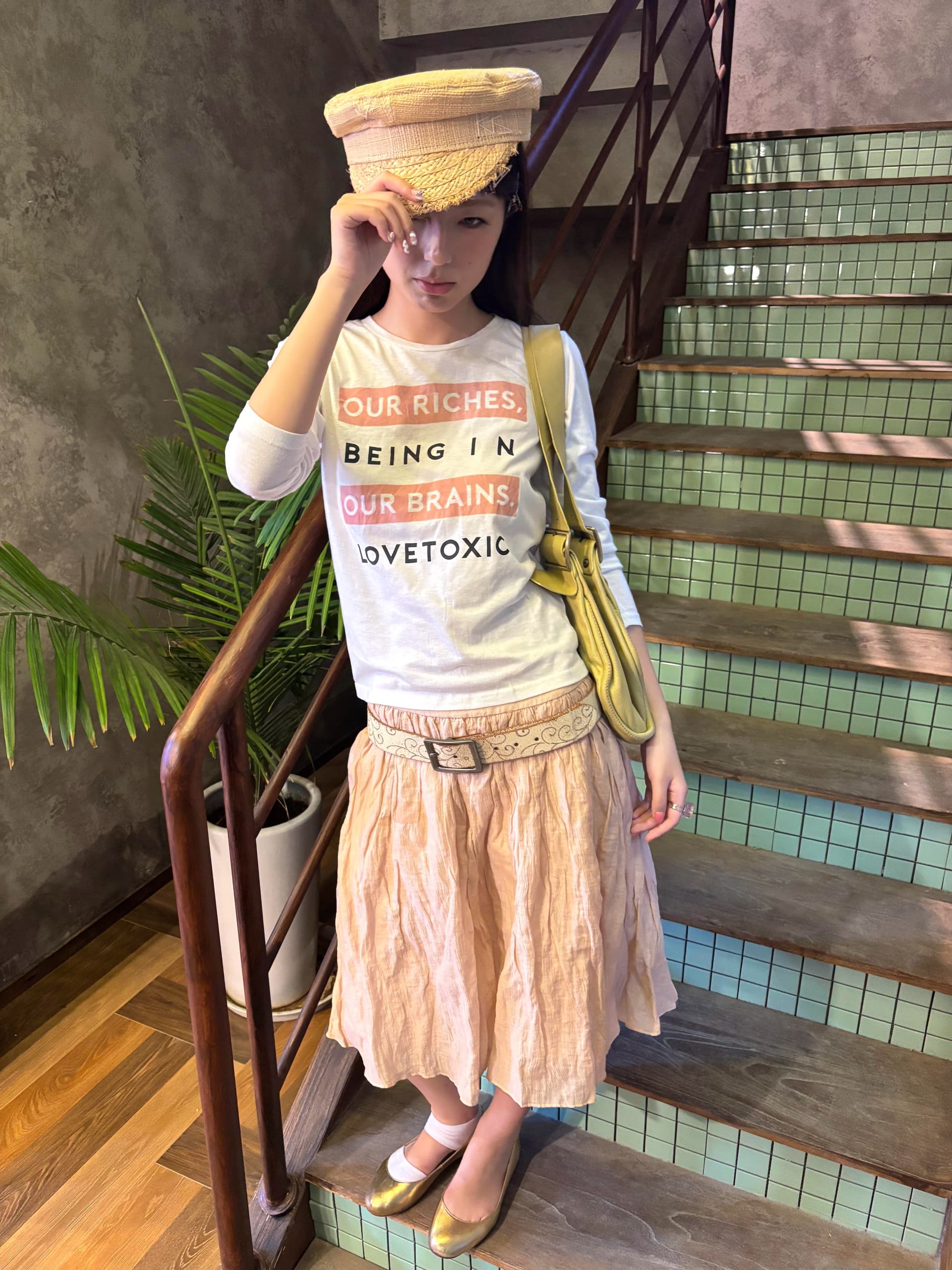 높은 품질 순면 220 그램 40 차가운 미끄러짐 음식 털 92 면 8 암모니아 Lun 프린트 몸매 가꾸기 긴팔 티셔츠 상세 이미지 3