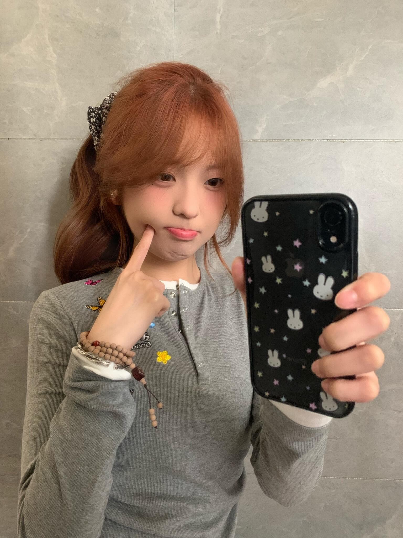 원본 솜씨 자수 네리 가게 천 광저우 원단 페이크 레이어드 몸매 가꾸기 긴팔 상세 이미지 4