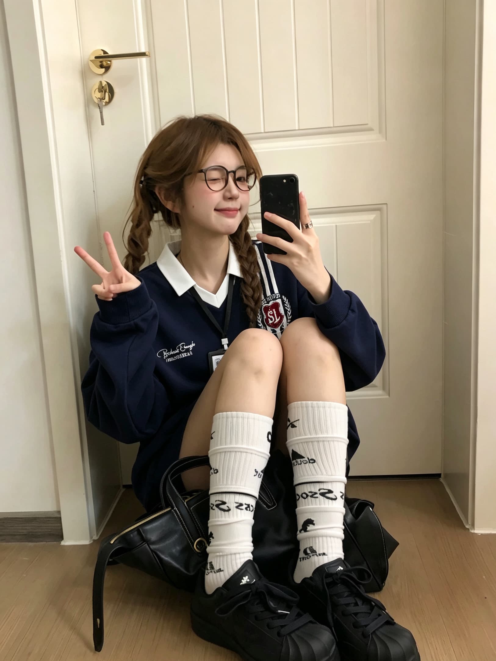 얇은 스타일 원본 솜씨 자수 목록 순수한 Mianhua 면 복합 후드티 남자 l 이미지 2