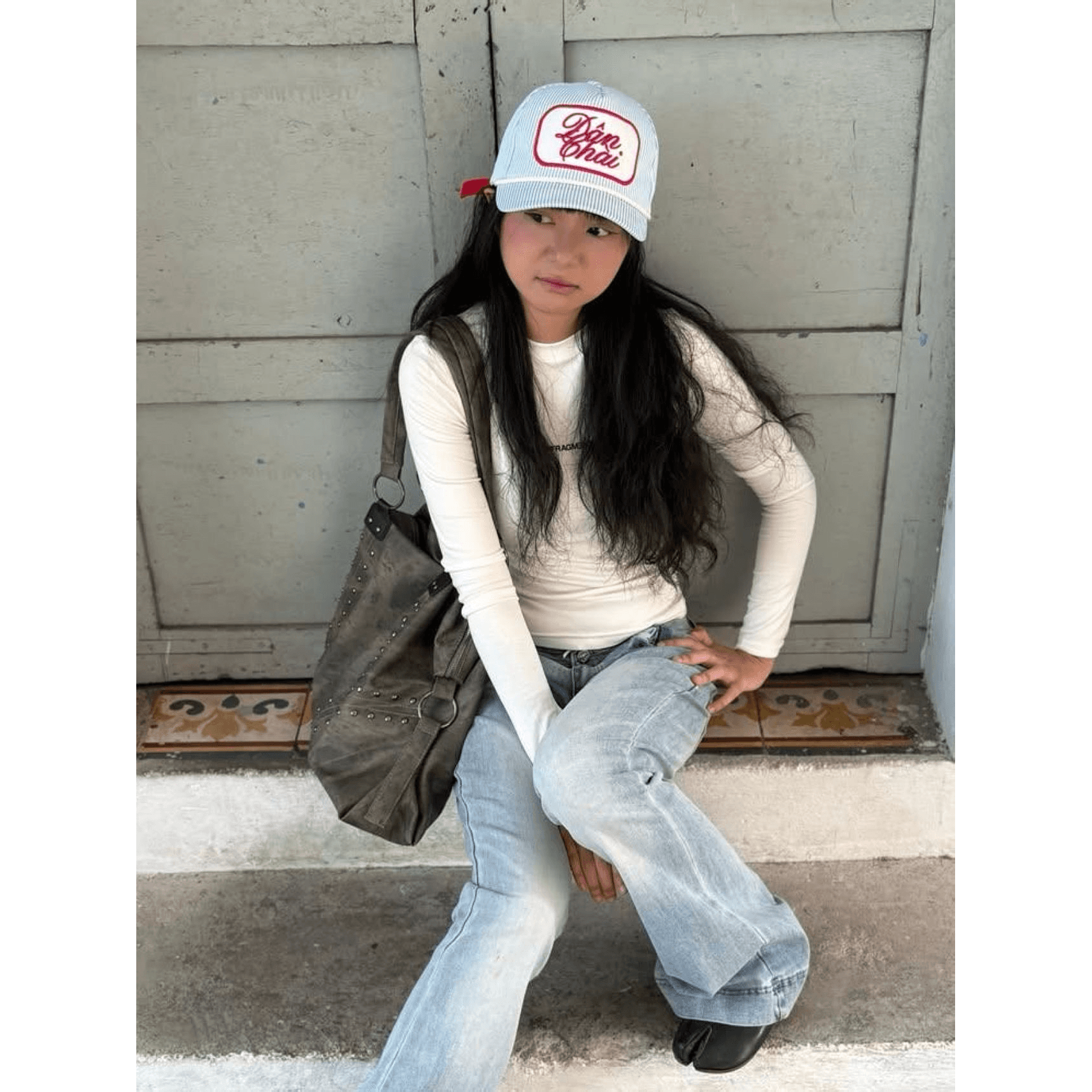 높은 품질 순면 220 그램 40 차가운 미끄러짐 음식 털 92 면 8 암모니아 Lun 프린트 몸매 가꾸기 긴팔 티셔츠 이미지 5