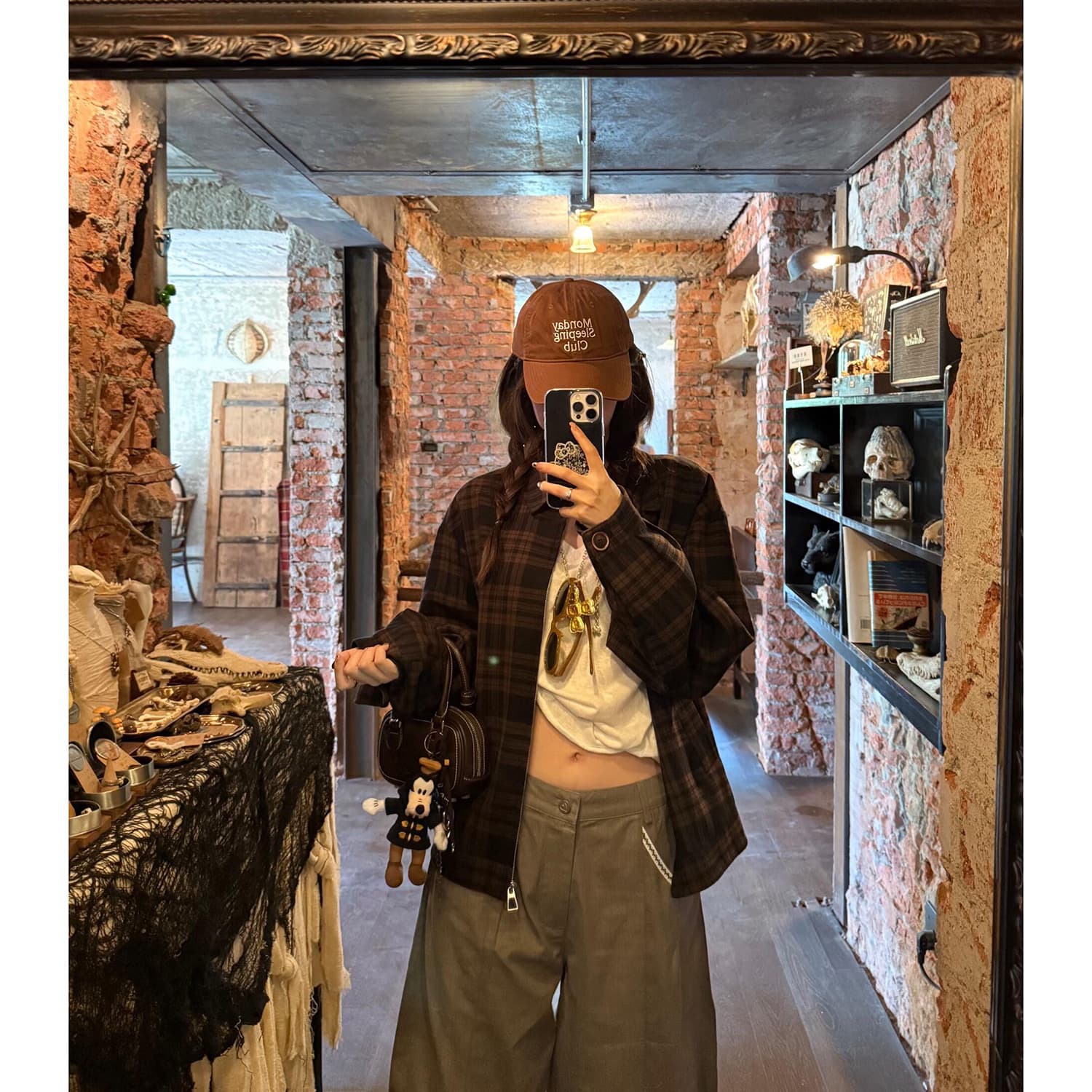 좋은 품질 원본 올린 사람 : 에디션 원본 체크무늬 브라운 블랙 체크무늬 재킷 여성 코트 봄 가을 체크무늬 맨위 상세 이미지 2