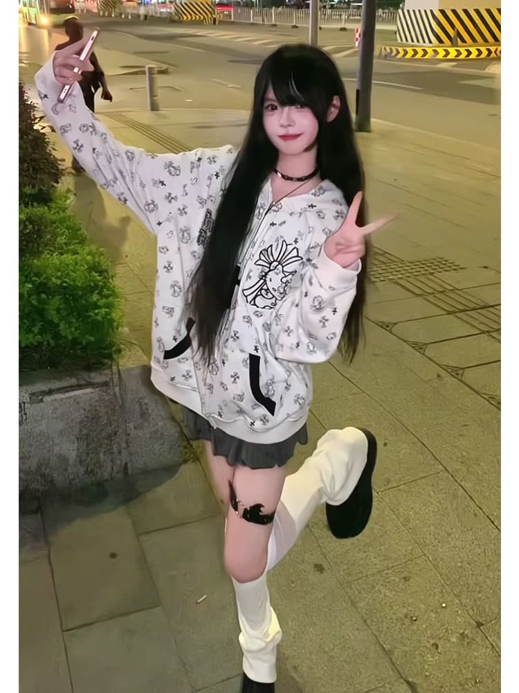 얇은 스타일 털이 있는 자수 패치 이후 패키지 칼라 순수한 Mianhua 면 복합 후드티 상세 이미지 5