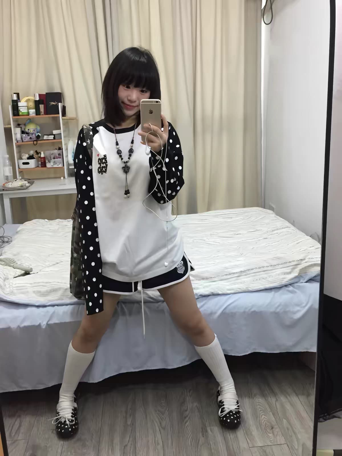좋은 품질 비 압력 그림 19 지점 220 그램 순면 긴팔 티셔츠 여성