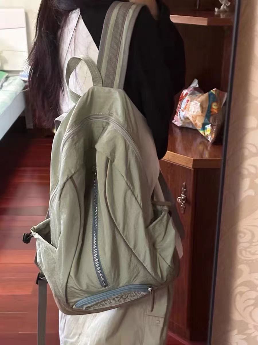 높은 품질 순면 200그램 21 빗질하다 정밀 프린트 가을 패치워크 색상 긴팔 티셔츠 여성 상세 이미지 4