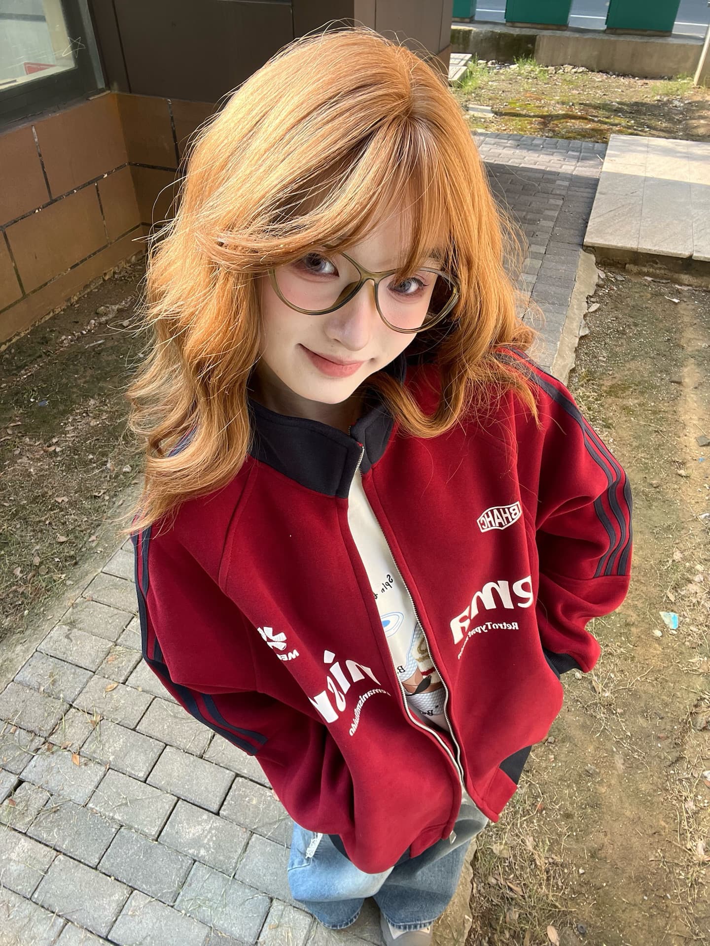 압력 라인 백금 지퍼 순수한 Mianhua 면 복합 후드티 지퍼 재킷 남녀 상세 이미지 6