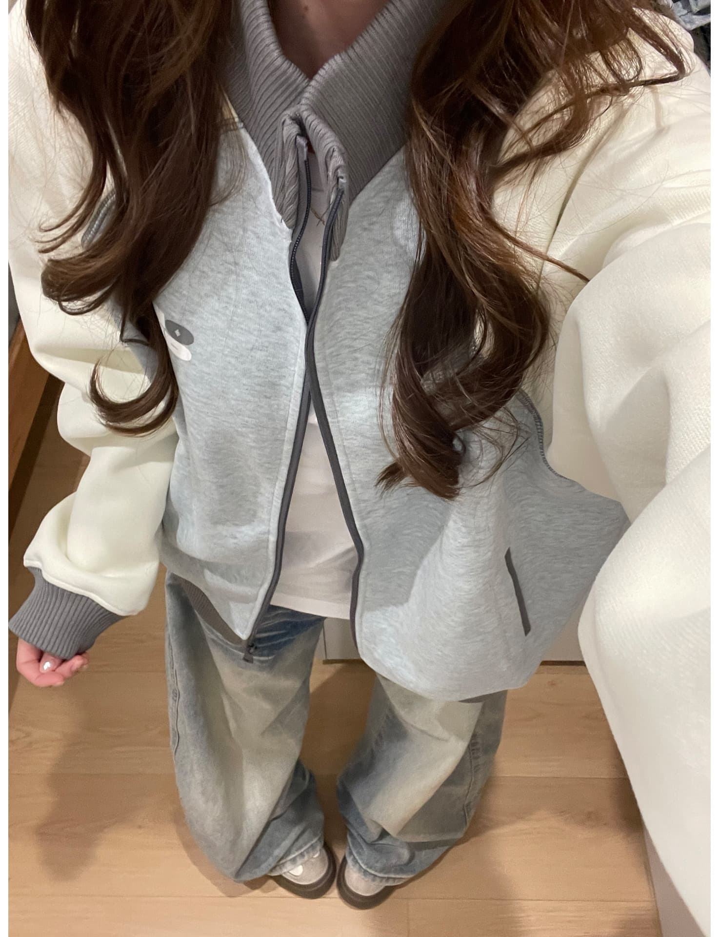 얇은 스타일 털이 있는 포밍 명중 인터넷 원본 솜씨 순수한 Mianhua 면 복합 후드티