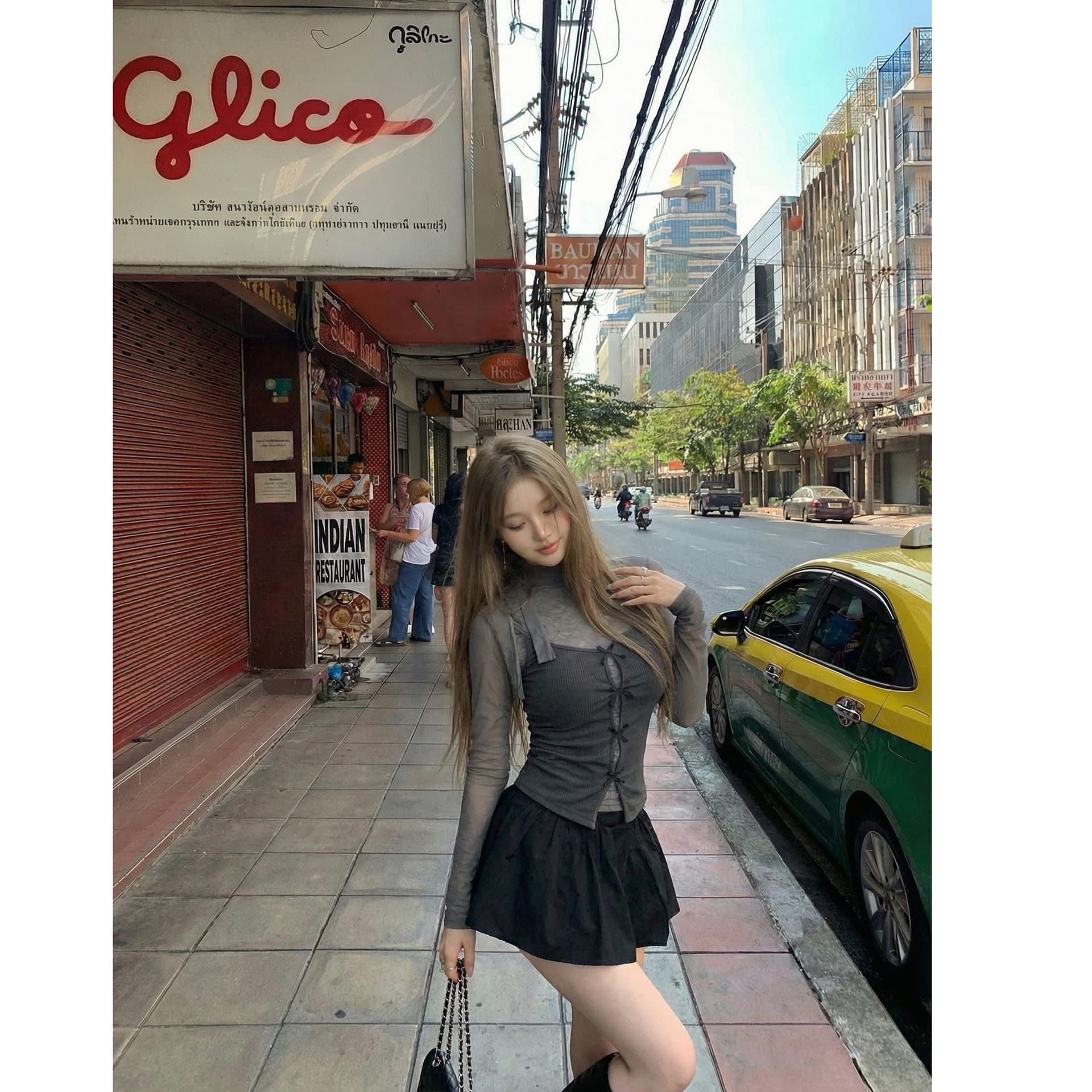 원본 사람들 면 레이스 핫걸 바람 회색 인사이드 가져 가라. 기본 셔츠 여성 몸매 가꾸기 캐미솔 맨위 두 조각 이미지 4