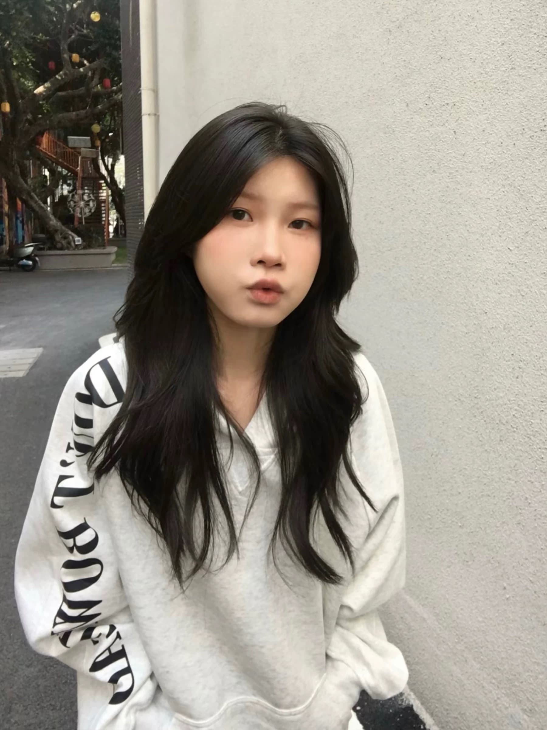 얇은 스타일 털이 있는 순수한 Mianhua 면 복합 후드티 여성 상세 이미지 5