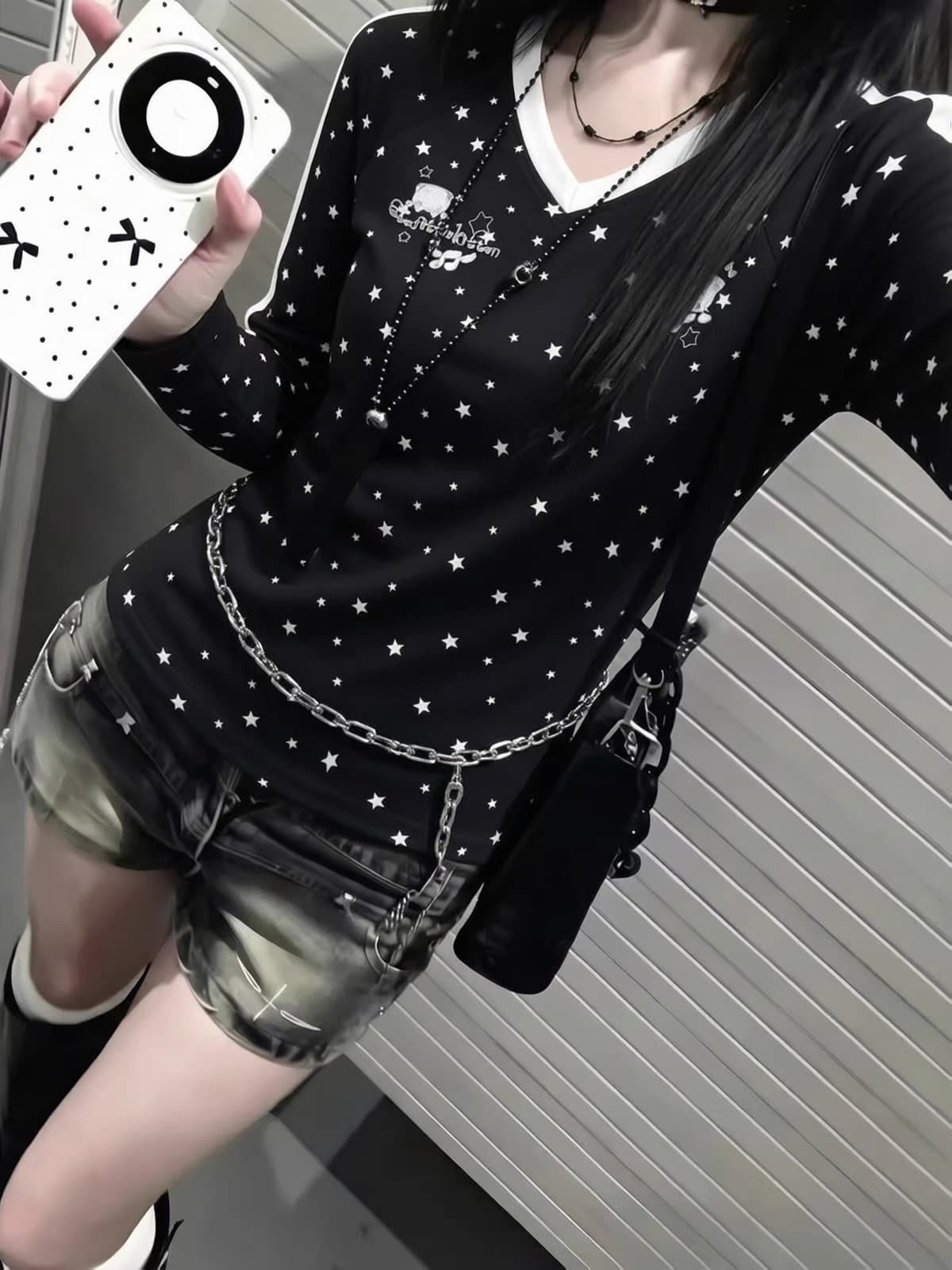원본 것 자수 리본 40 220 그램 92 면 8 암모니아 Lun 긴팔