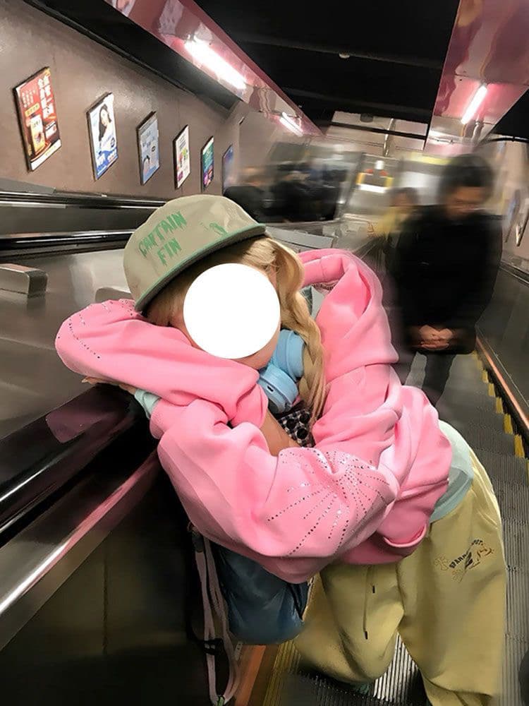 아메리칸 레트로 알파벳 프린트 핫픽스 후드 오픈 가디건 후드티 남녀 봄 가을 루즈핏 다용도 모자 셔츠 재킷 상세 이미지 4