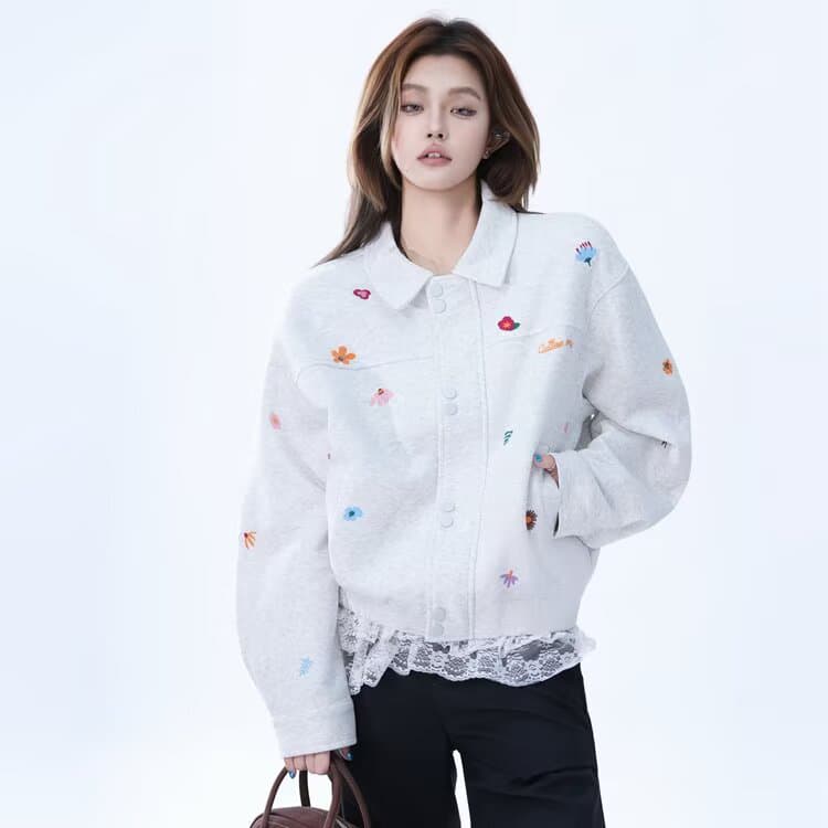 봄 가을 ins 조수 브랜드 워크웨어 재킷 남자 2026 새로운 한국 스타일 트렌드 레트로 루즈핏 악당 잘 생긴 캐주얼 재킷 상세 이미지 5