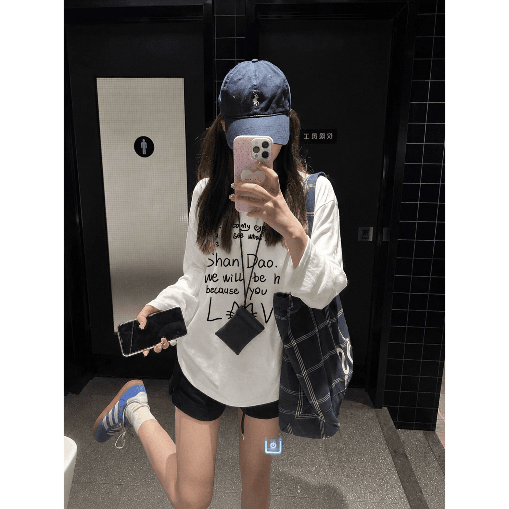 높은 품질 순면 200그램 21 빗질하다 정밀 프린트 가을 루즈핏 긴팔 티셔츠 여성 이미지 5