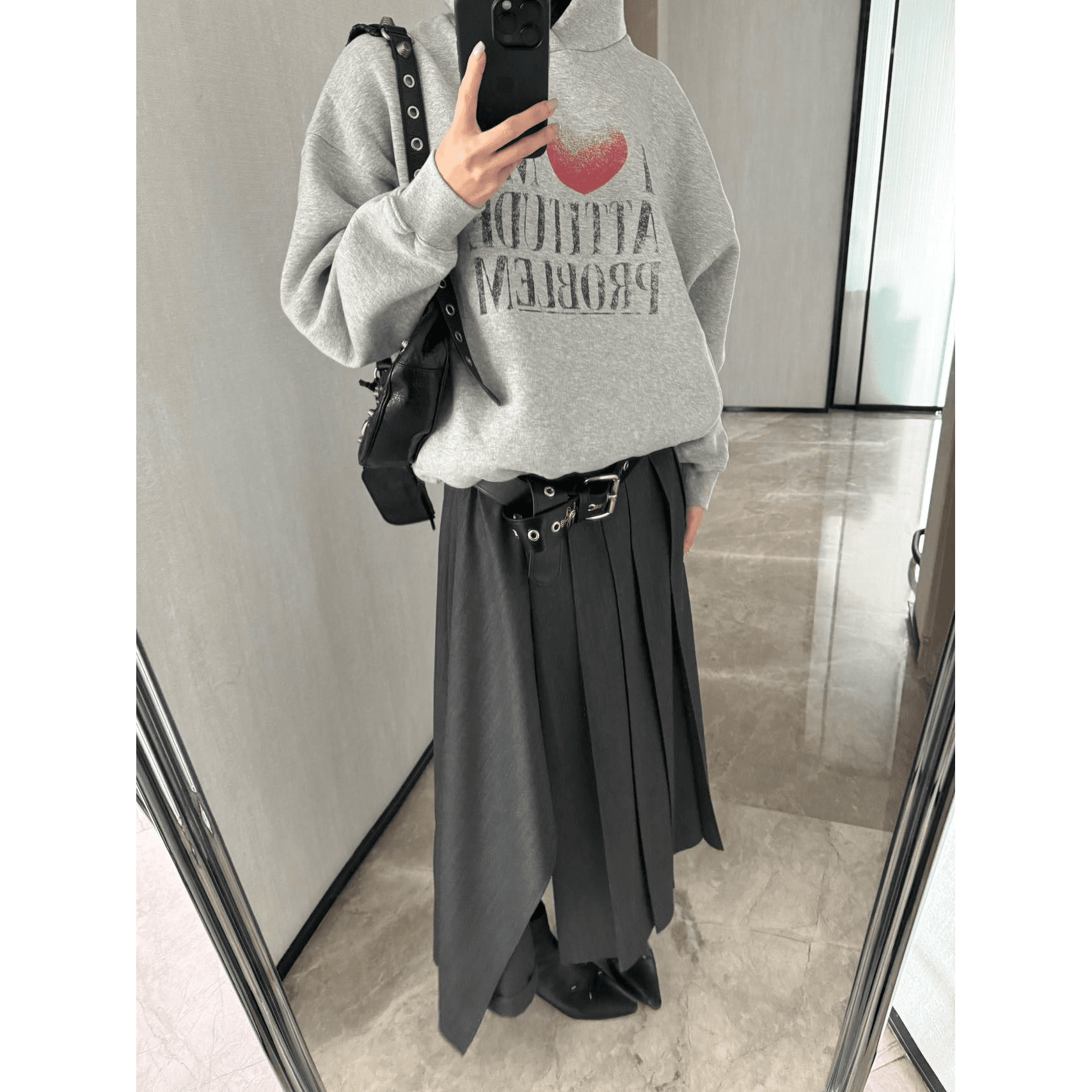 후아 면 복합 없음 모자 로프 있음 주머니 후드 티 스웨터 여성 프린트 얇은 스타일 털이 있는 이미지 5