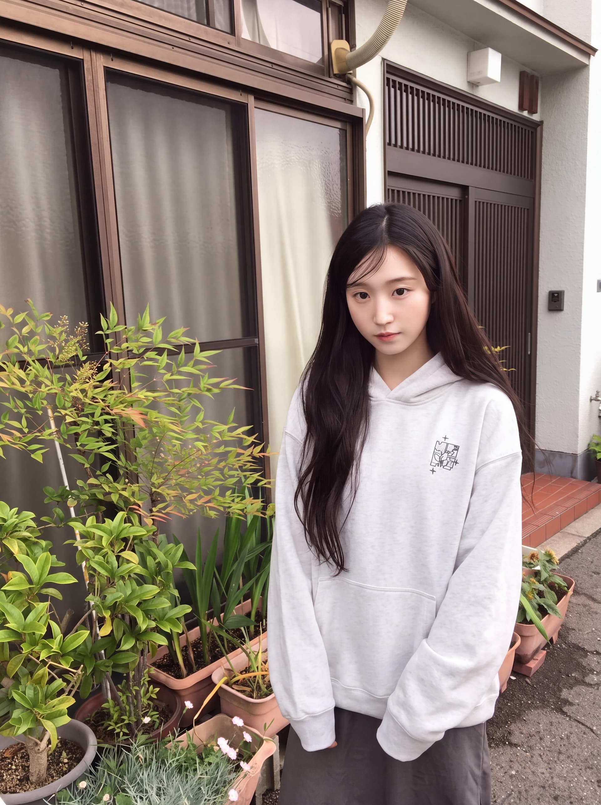 높은 품질 무거운 순수한 Mianhua 면 복합 우유 실크 320 그램 은 여우 플러시 420g 후드 프린트 후드티 상세 이미지 3