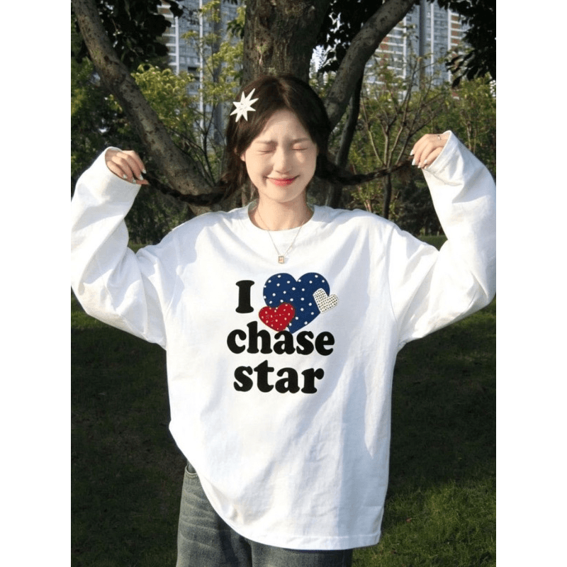 높은 품질 긴팔 티셔츠 21 순면 210 그램 이후 패키지 칼라 봄 가을 새로운 라운드 넥 맨위 이미지 5