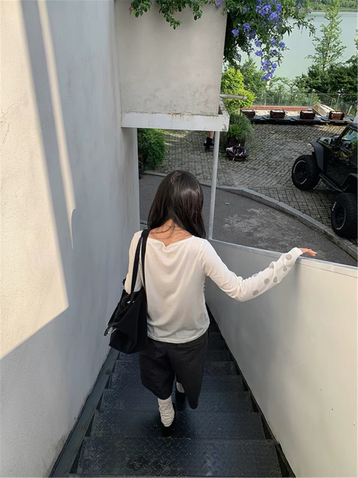 광저우 원단 눈꽃 면 프린트 부형제 긴팔 상세 이미지 4