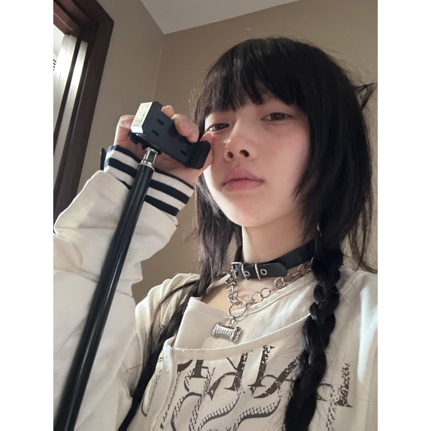 레트로 헨리 칼라 긴팔 티셔츠 여성 봄 착용 가져 가라. 페이크 레이어드 인사이드 가져 가라. 기본 셔츠 루즈핏 이문화 맨위 y2k 이미지 3