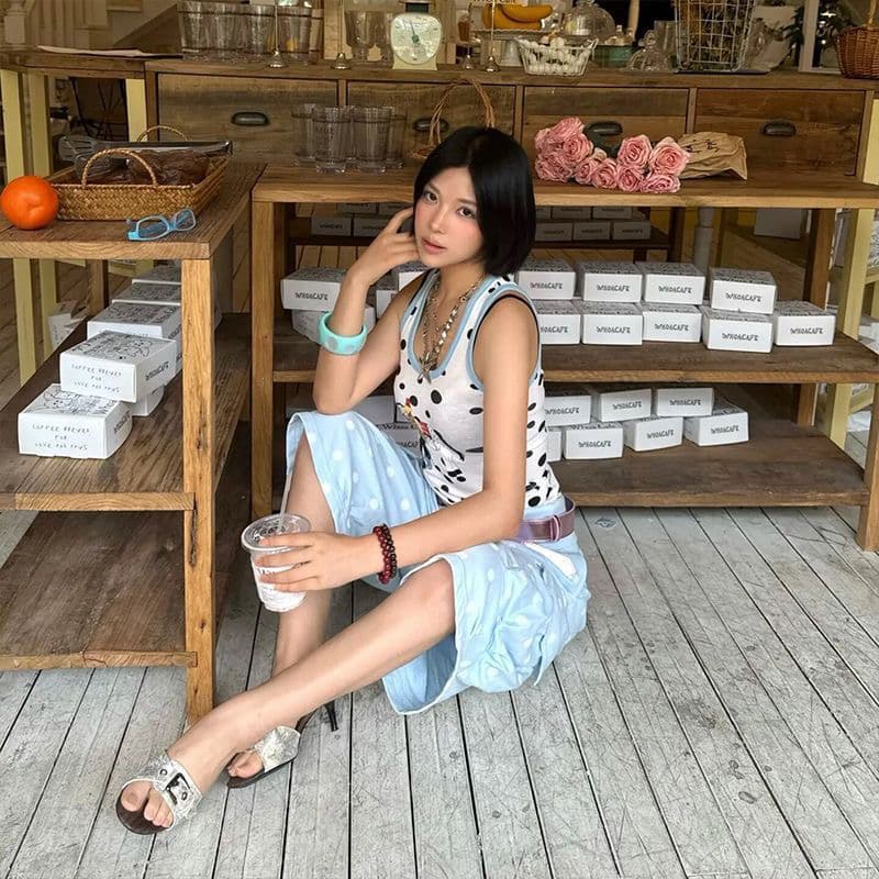 260 그램 사람들 면 모달 만화 u 칼라 단어 뒤로 몸매 가꾸기 배색 슬립 민소매 티셔츠 맨위 이미지 5