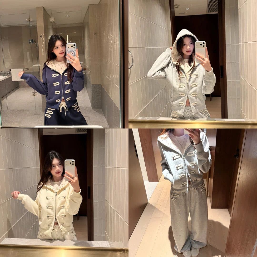원본 얇은 스타일 인사이드 펌프 순수한 Mianhua 면 레트로 나폴레옹 지퍼 재킷 상세 이미지 3