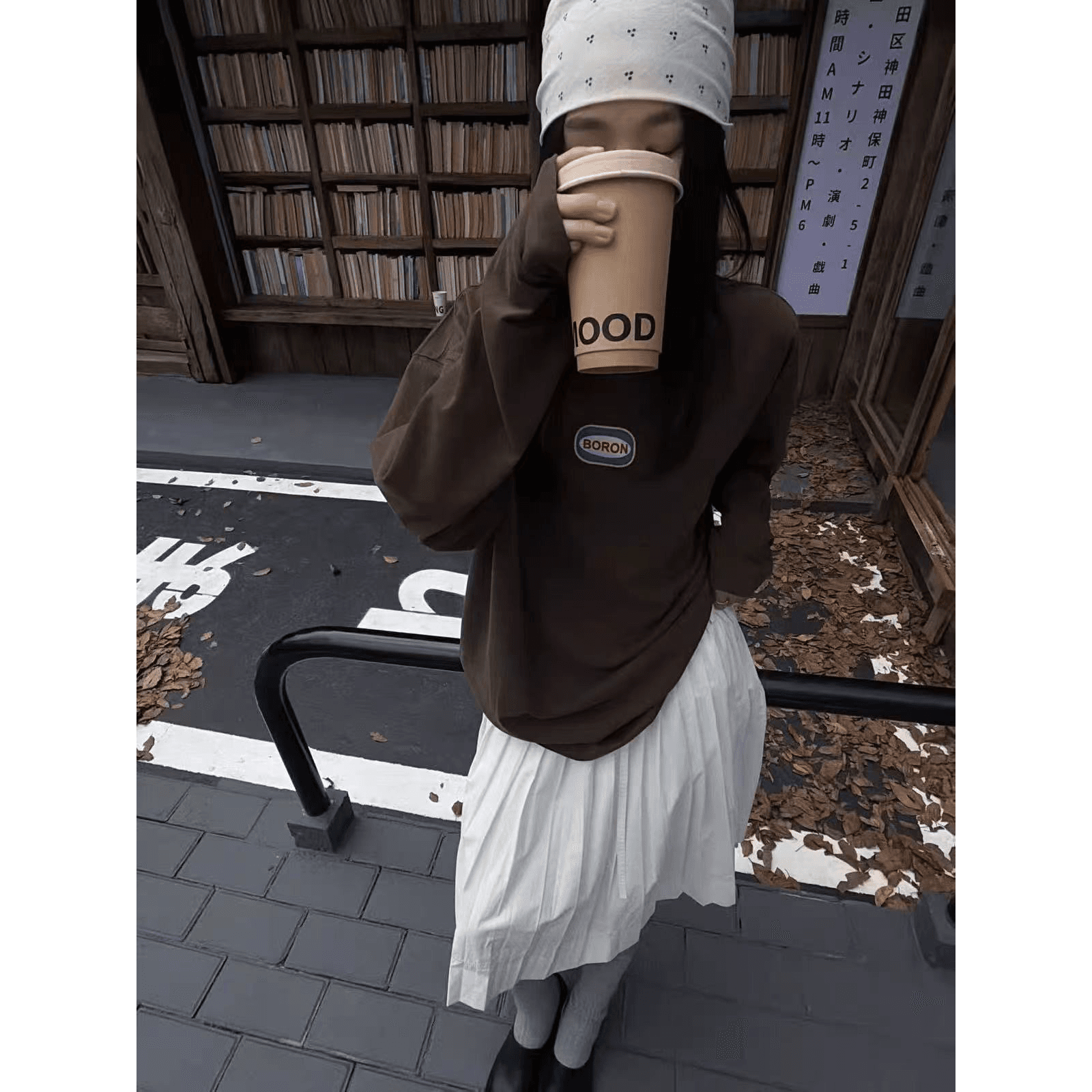 200그램 순면 프린트 루즈핏 만나는 긴팔 티셔츠 이미지 5