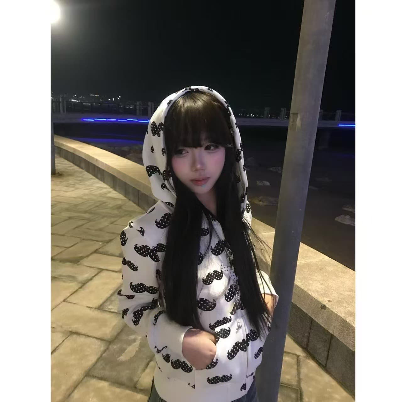 얇은 스타일 털이 있는 순수한 Mianhua 면 복합 인사이드 막대기 후드티 상세 이미지 2