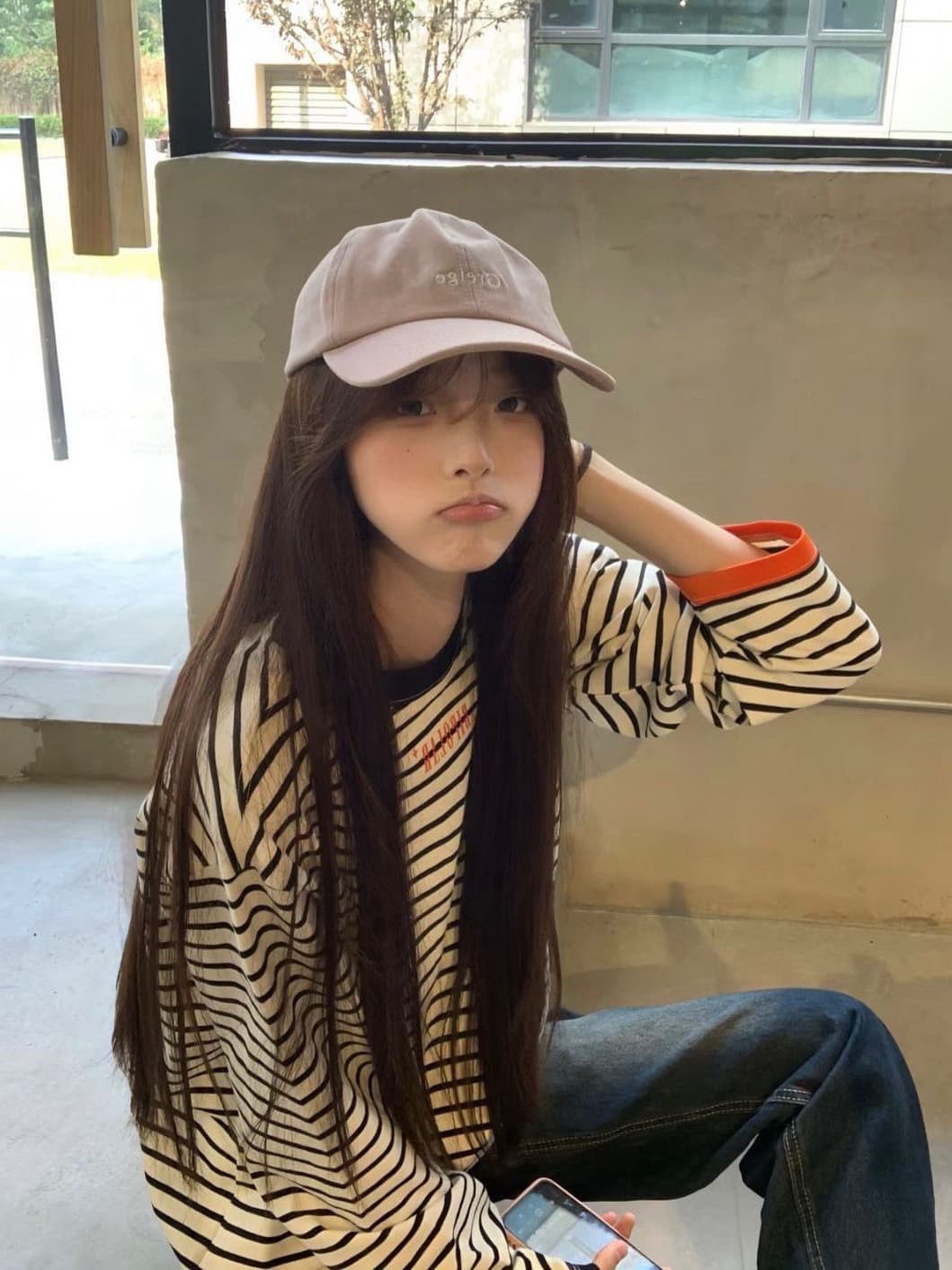 원본 솜씨 전후 프린트 광저우 원본 원단 긴팔 티셔츠 이미지 3