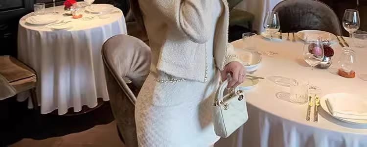 한국 작은 샤넬 스타일 슬립 얼음 실크 여성 드레스 여름 프랑스식 품격 명문 여성 몸매 가꾸기 슬림해 보이는 타이트 스커트 ol 조끼 스커트 상세 이미지 51