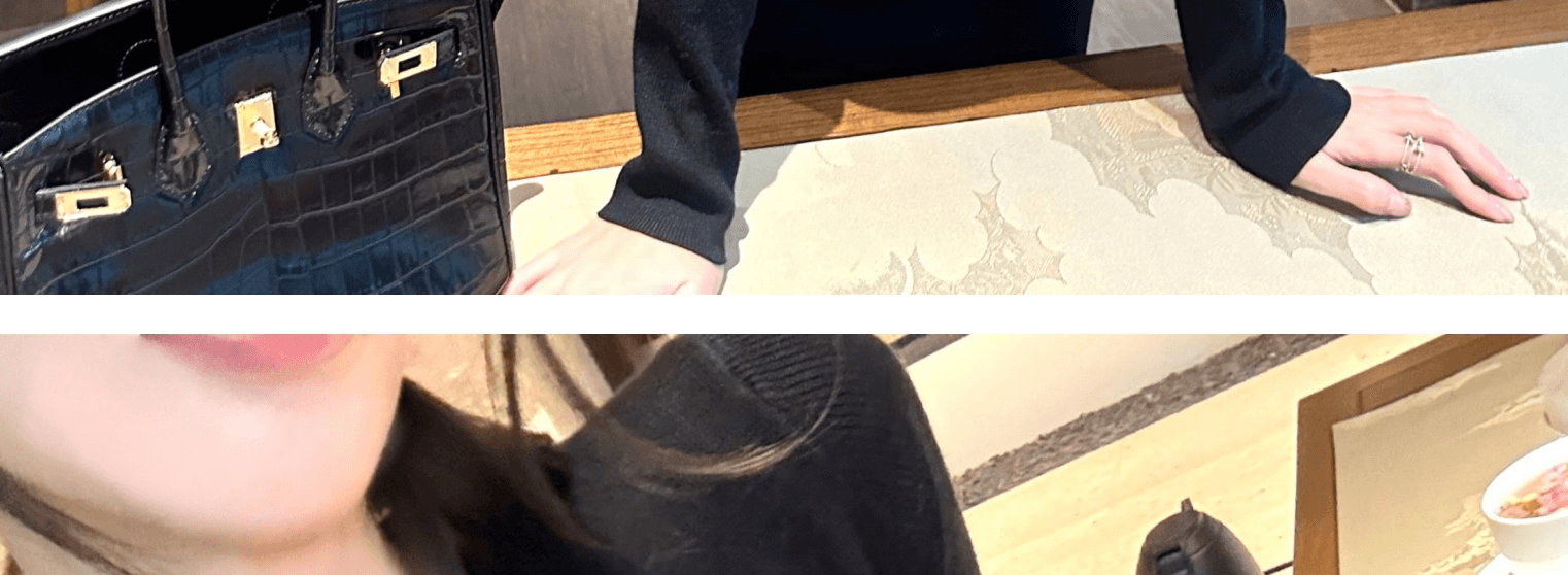 한국 V넥 니트 스웨터 드레스 가을 겨울 허리 수축 슬림해 보이는 홍콩 스타일 고급 센스 품격 명문 여성 만나는 롱 스커트 상세 이미지 79
