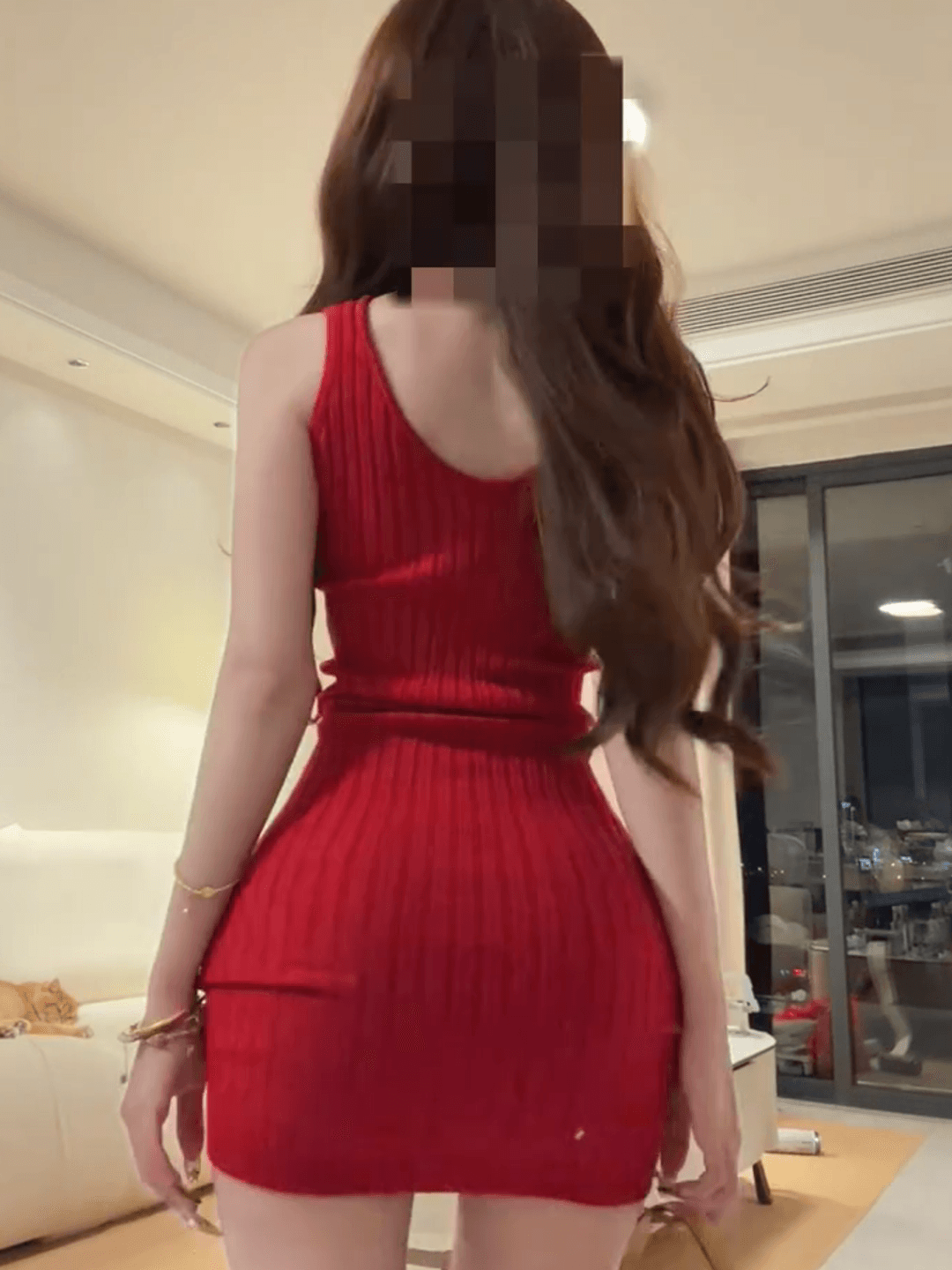 한국 홍콩 느낌 레트로 품격 u 칼라 얼음 실크 드레스 순수한 욕망 달콤한 매운맛 심장 기계 나이트 클럽 ol 디스플레이 몸 타이트 스커트 상세 이미지 5