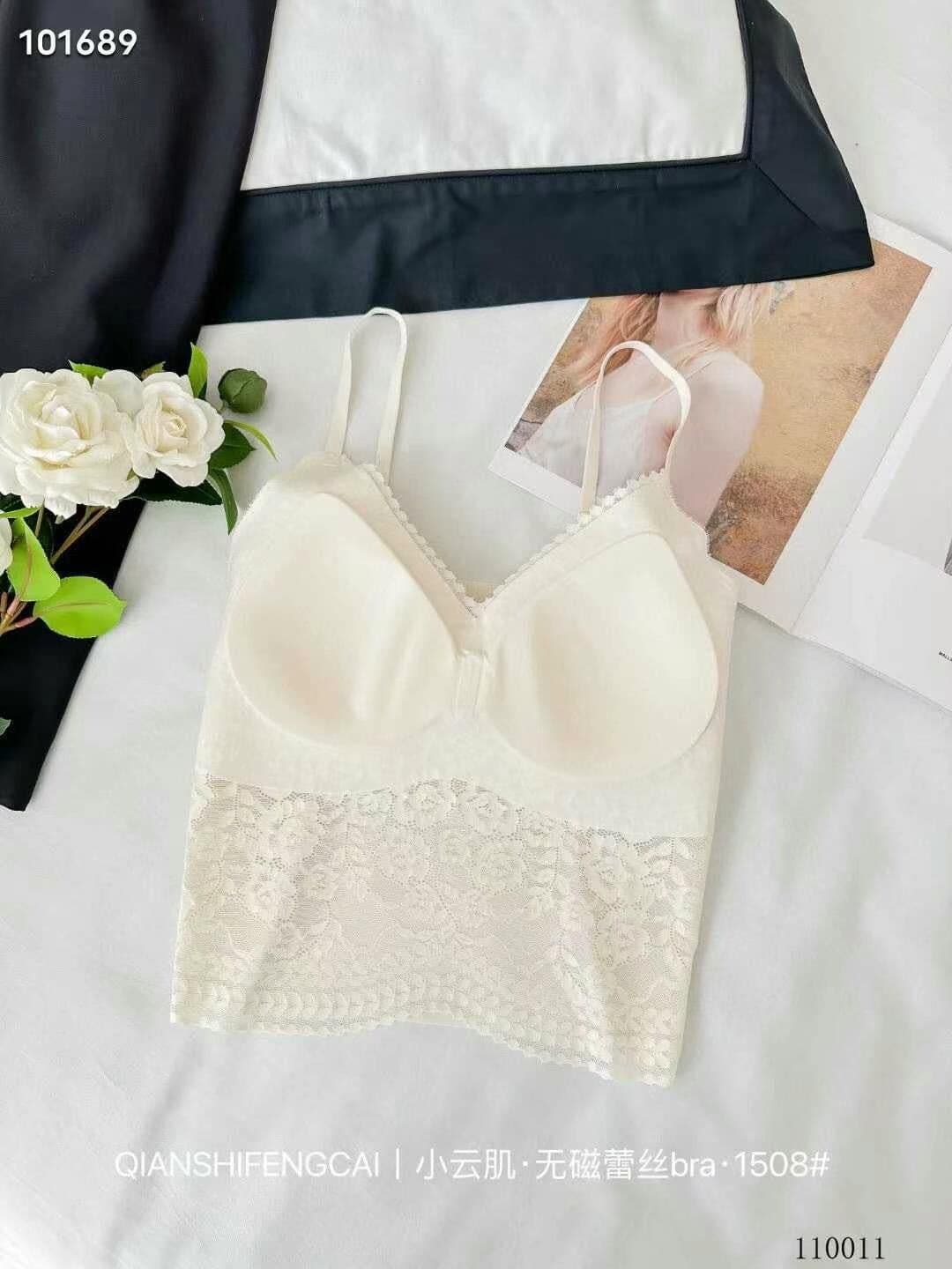 레이스 캐미솔 여름 2026 새로운 폭발 벨트 가슴 패드 아름다움 뒤로 속옷 브래지어 하나 슬림해 보이는 맨위 상세 이미지 44