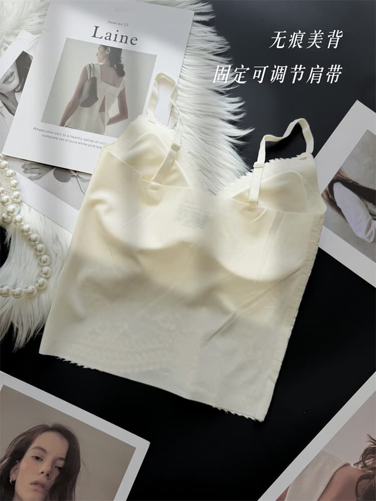 물고기 토끼 ~ 중 토끼 인사이드 가져 가라. 레이스 조끼 벨트 가슴 패드 원피스 섹시함 슬립 튜브탑 아름다움 뒤로 수 있습니다. 외부 가져 가라. 이미지 4