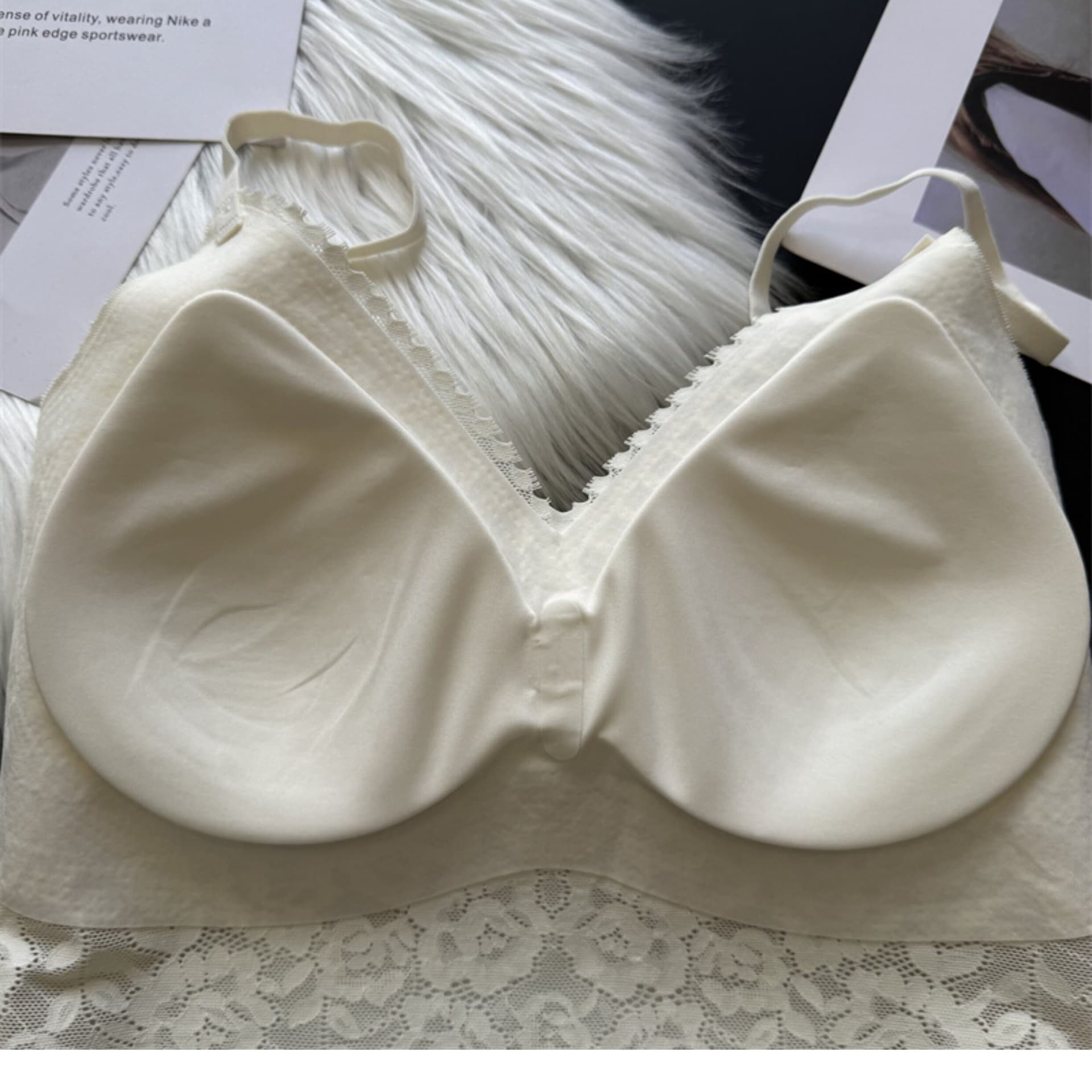물고기 토끼 ~ 중 토끼 인사이드 가져 가라. 레이스 조끼 벨트 가슴 패드 원피스 섹시함 슬립 튜브탑 아름다움 뒤로 수 있습니다. 외부 가져 가라. 상세 이미지 13