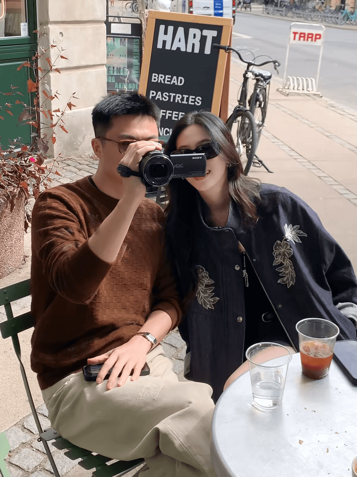 여름 시 면 사선 무늬 무거운 작업 꽃무늬 자수 원색 데님 여성 코트 이른 가을 스탠드 칼라 가을 어깨 의류 이미지 4