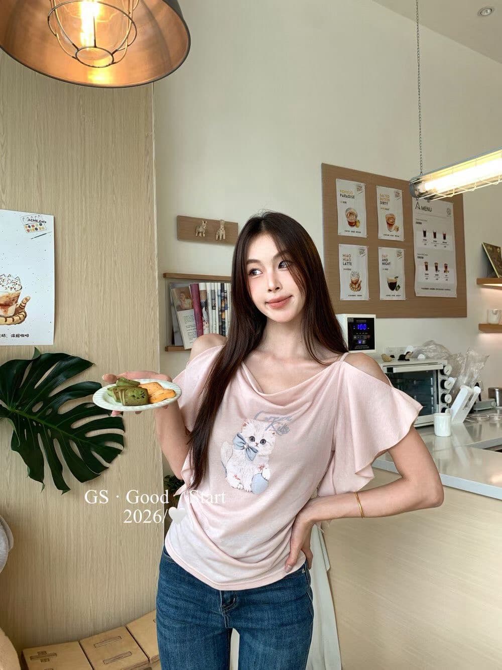유럽 역 2026 여름 새로운 다용도 폴로 칼라 싱글 줄 버튼 반팔 여성 셔츠 여름 슬림해 보이는 주름 맨위 상세 이미지 1