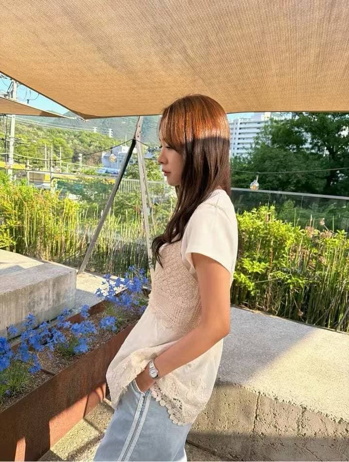 한국 동대문 정통 26 여름 새로운 패션 다용도 슬림해 보이는 레이스 캐미솔 상세 이미지 12