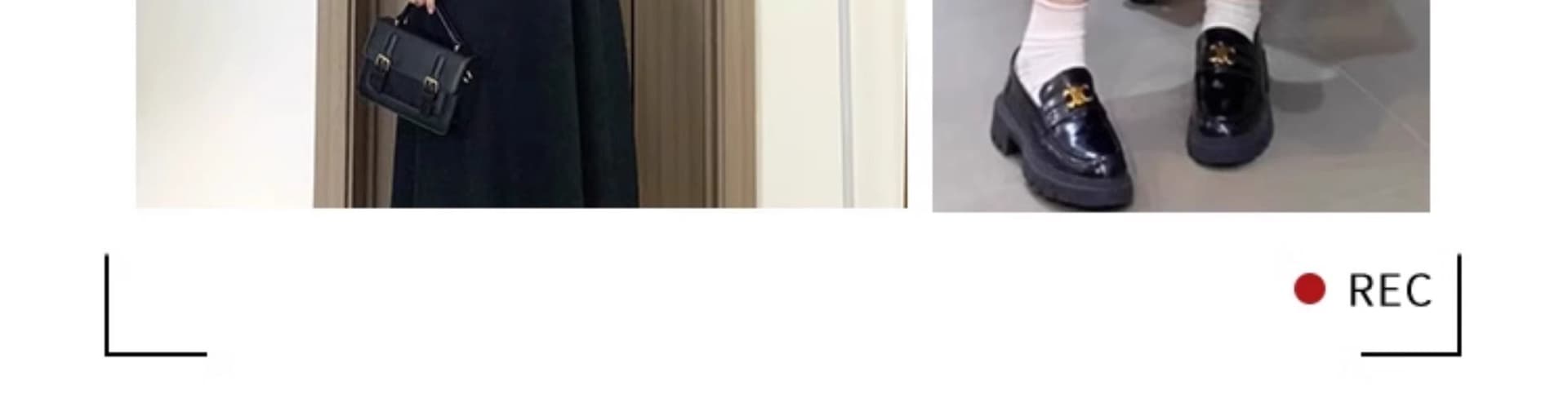 한국 스타일 학원 스타일 페이크 레이어드 드레스 여성 의류 가을 새로운 차 휴식 디자인 센스 POLO 칼라 허리 수축 중간 길이 스커트 상세 이미지 2