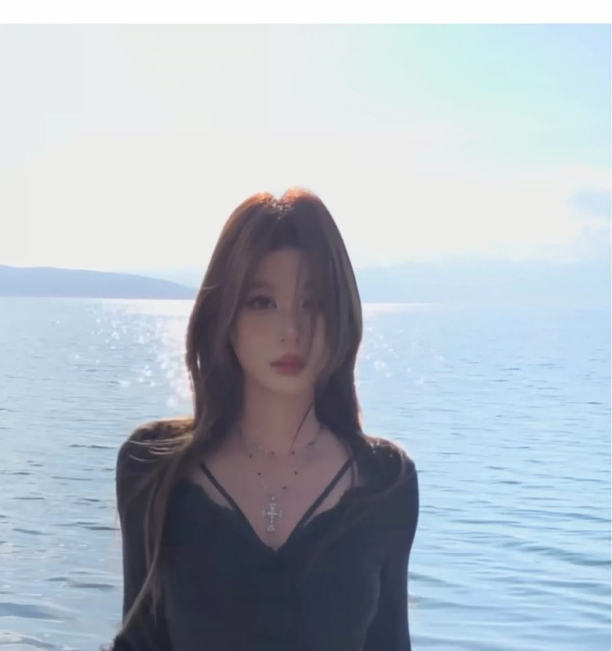 De 플러시 레이스 섹시함 여성 드레스 가을 긴팔 허리 수축 순수한 욕망 슬립 드레스 상세 이미지 6