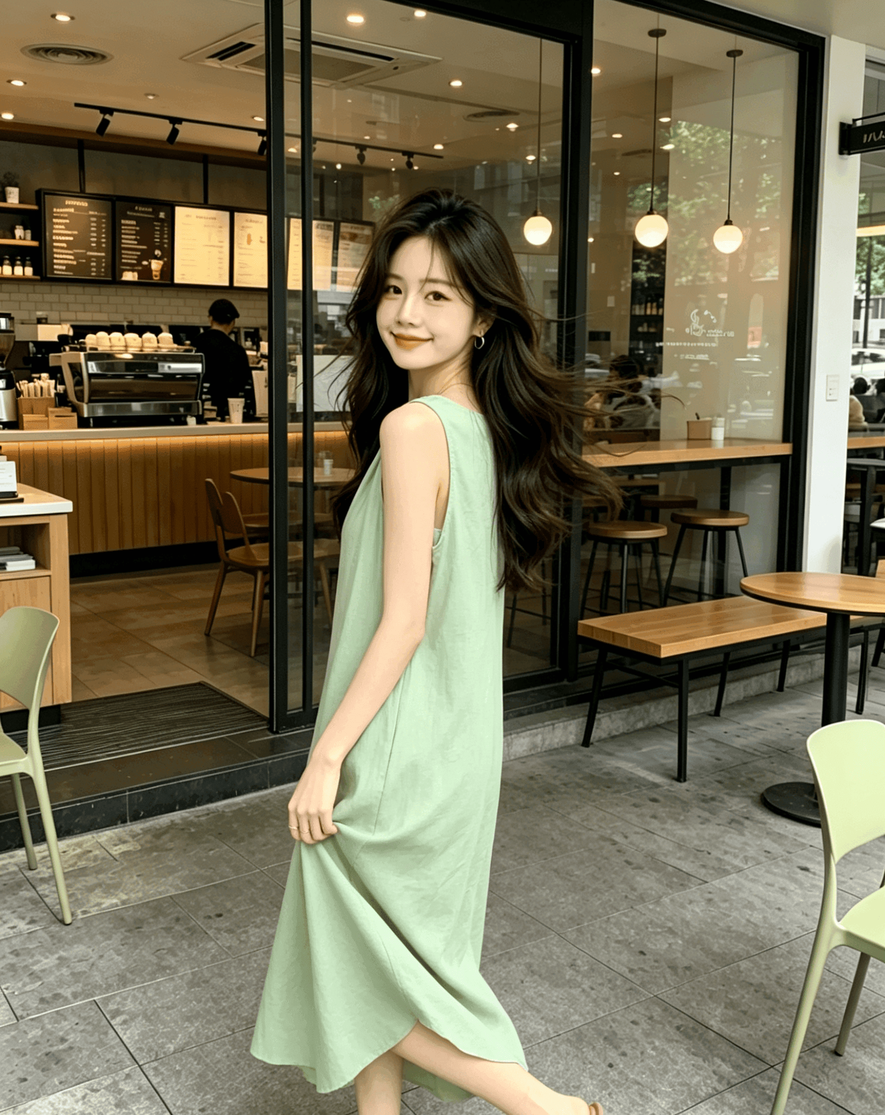 실사 고급 센스 품격 여성 드레스 2026 여름 새로운 빛 요리 한 바람 세련된 미니멀리즘 민소매 치마 상세 이미지 2