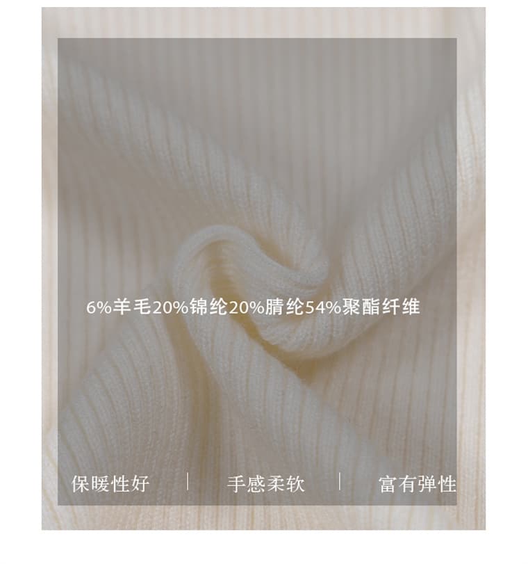 딤플 맞춤 파란색 긴팔 터틀넥 니트 스웨터 여성 2026 가을 겨울 새로운 몸매 가꾸기 슬림해 보이는 기본 셔츠 맨위 상세 이미지 2