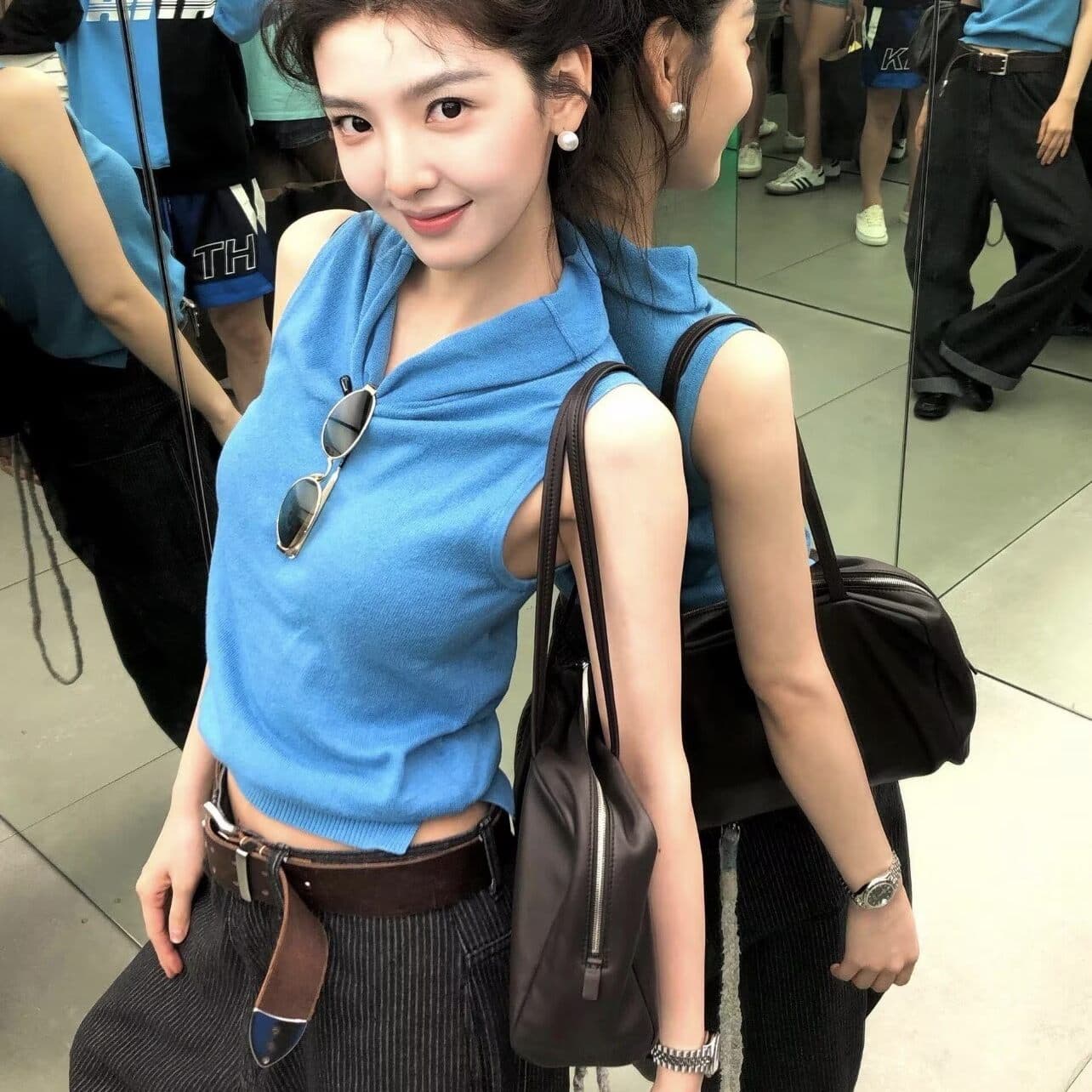 가을 켜기 새로운 fifteen 핫걸 민소매 슬림해 보이는 패션 조끼 상세 이미지 10
