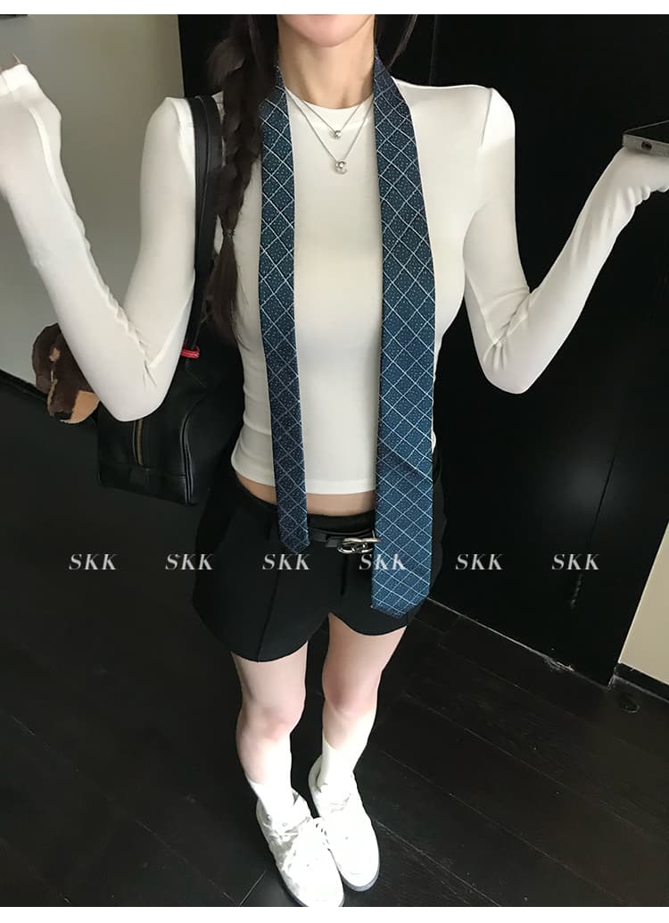 skk store 장기 느슨함 지배 아세트산 주간 실크 양모 털이 있는 당겨서 털 후드 티 스웨터 웨이 바지 세트 상세 이미지 21