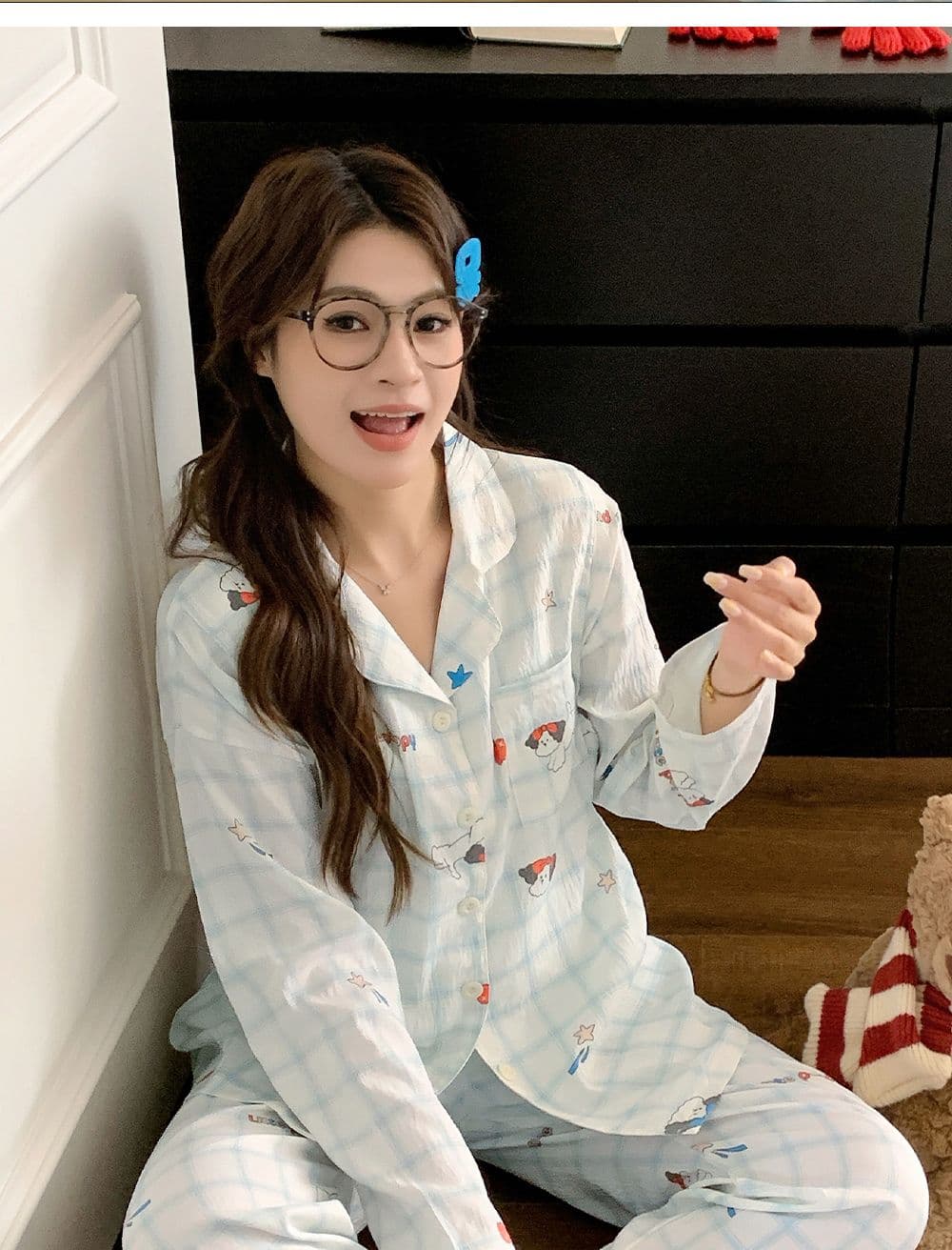 새로운 구름 면 달 서비스 벨트 가슴 패드 임산부 잠옷 무료 착용 브래지어 임신 기간 출산 후 수유 먹이주기 상세 이미지 21